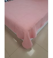 ETEHOMETEX HAVUZLU PİKE ÇİFT KİŞİLİK 220X240CM PEMBE 8696474231846