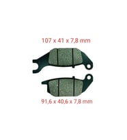 Honda Arka Fren Disk Balatası Fa343 Cbr(2004-2010) Uyumlu
