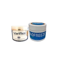 Variflex 100 ml Bacak Varis Kremi + Biofreeze Cool The PainCream 150 ml Sırt Bel Diz Dirsek İskelet Kas Eklem Ağrısı Rahatlatıcı Krem