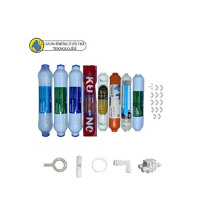 Fluxtek Kapalı Kasa Su arıtma cihazlarına Sertifikalı 8li  Pera Watermineral Orijinal Lg Kuno mebran