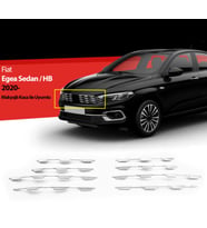 Fiat Egea Sd/Hb 2020+ Ön Panjur 8 Parça Krom