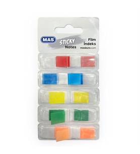 Mas Film İndex Dispenserli 5 Renk 12X45 3670