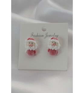 Kadife Noel Bebek Model Kadın Küpe 5886