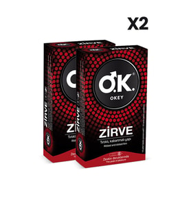 Okey Zirve Prezervatif 10'lu x2 Adet