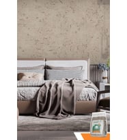 VENTRAWALL Isı Ve Ses Yalıtımlı Sürülen Duvar Kağıdı %100 Pamuk Kahverengi BR08- 1,5 Kg5m²