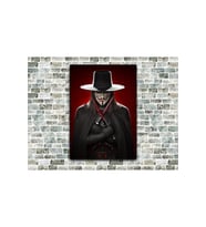 V For Vendetta Ahşap Tablo Büyük Boy