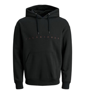 Jack & Jones Jorcopenhagen Erkek Kapüşonlu Pamuklu Sweatshirt - 12176864 (Siyah)