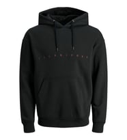 Jack & Jones Jorcopenhagen Erkek Kapüşonlu Pamuklu Sweatshirt - 12176864 (Siyah)