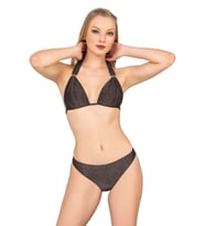 Endeep Kadın Yarım Dolgulu Simli Bikini Takımı
