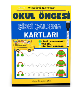 Çizgi Çalışma Kartları (Laminasyonlu)