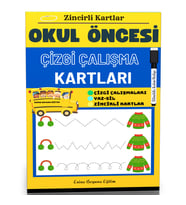 Çizgi Çalışma Kartları (Laminasyonlu)