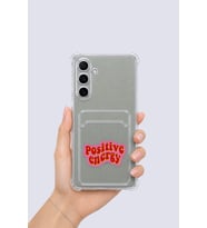 Samsung Galaxy A16 Kartlıklı Pozitif Enerji Desenli Kılıf - GLST6119-7876