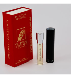 Cultural Heritage , Scents Of California, Discovery Atomizer Travel Spray, Unisex, Extrait De Parfum,  8 Ml. 0.27 Fl.Oz, Cultural Heritage Parfums