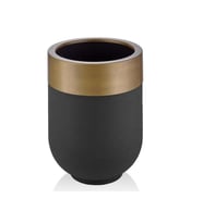 DEKORATİF ESKİTME BÜYÜK SAKSI , Darbuka Saksı ,50cm
