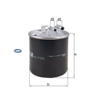 MAHLE KL723D Yakit Filtresi A6420901652 A6420920201