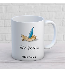 Kişiye Özel Meslek Okul Müdürü Hediyelik Kupa Bardak