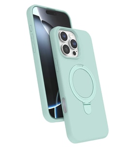 Newface Apple iPhone 16 Pro Max Regal Magsafe Standlı Kapak - Su Yeşili