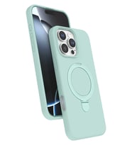 Newface Apple iPhone 16 Pro Max Regal Magsafe Standlı Kapak - Su Yeşili