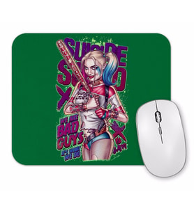 Harley Quinn We Are Bad Guys Mouse Pad