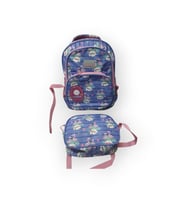 WADDELL KIDS OVAL DSN MOR FLAMİNGO BESLENME ÇANTASI HEDİYELİ İLKOKUL ÇANTASI