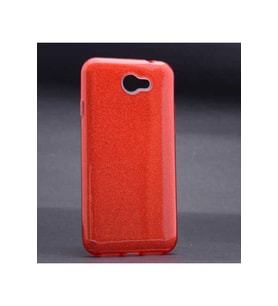 General Mobile 6 Uyumlu Kılıf Zore Shining Silikon (Kırmızı)