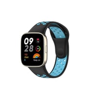 Redmi Watch 3 Spor Delikli Kordon (Saat Değildir) - Siyah-Mavi