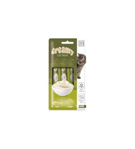 M-Pets Creamy Deniz Taraklı Ve Ton Balıklı Sıvı Kedi Ödül Maması 4x15gr (Çok Renkli)