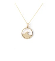 Kişiye Özel Şık Dalga Model Kolye 925K Gümüş (Gold)