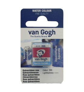 Talens Van Gogh 1/2 Tablet Sulu Boya 366 Quinacridone Rose 