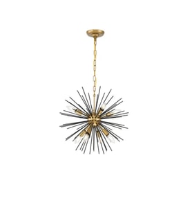 Sputnik Retro Avize RA-AVZ- 4032-75-18 (Siyah-Gold)