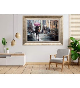 Gümüş Çerçeveli dekoratif Tablo as848