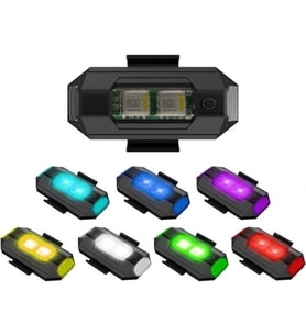 Mini Kablosuz Çakar Lamba Kablosuz 7 Renk Çakarlı Lamba LED Araba Motosiklet Bisiklet Drone