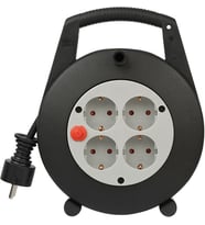 Brennenstuhl Vario Line Cable Box 4 Soketli Makaralı 5 Mt Kablo (Siyah)