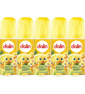 Dalin Bebek Kolonyası 150ML Limon Çiçeği (Limon-Bergomat-Papatya) (5 Li Set)