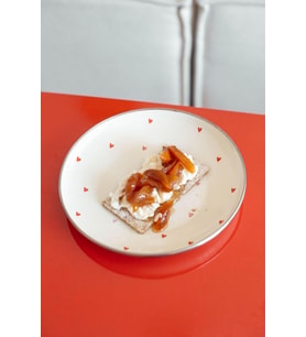 Cupid Emaye Tabak Pasta Sunum Tabağı 21 Cm