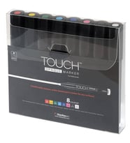 Touch Opaque Marker Akrilik Boyama Kalemi 8 Renk Medium Uç (1.5-2.3 mm)