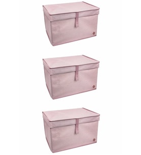 Çok Amaçlı Düzenleyici Kutu Organizer Cırt Cırtlı Hurç Mega Plus Boy 40cm X 30cm X 70cm (3 Adet)