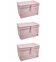 Çok Amaçlı Düzenleyici Kutu Organizer Cırt Cırtlı Hurç Mega Plus Boy 40cm X 30cm X 70cm (3 Adet)