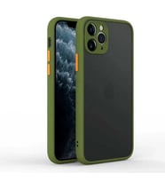 iPhone 11 Pro 5.8inç Kamera Korumalı Premium Silikon Kılıf-(5775) — Renk: Asker Yeşili
