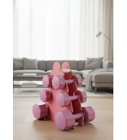 PSSPOR MİNİ STAND PEMBE (PS SPOR 1KG-2KG-3KG UYUMLUDUR DAMBILLAR DAHİL DEĞİLDİR)