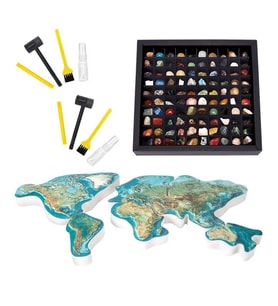 Dünyanın Kayaları ve Mineralleri Araştırma Seti 3D Puzzle