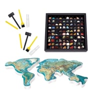 Dünyanın Kayaları ve Mineralleri Araştırma Seti 3D Puzzle