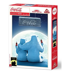 Art Puzzle Coca-Cola Kutup Ayıları 1000 Parça Neon Puzzle