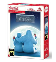 Art Puzzle Coca-Cola Kutup Ayıları 1000 Parça Neon Puzzle