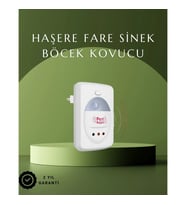 Mey İthalat® Ultrasonik Ses Dalgalarıyla Kimyasalsız Fare ve Böcek Kovucu Cihaz