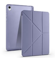 Samsung Galaxy Tab S11 Uyumlu Kılıf Zore Tri Folding Kalem Bölmeli Standlı Kılıf