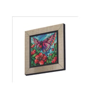 Kelebek Baskılı MDF Magnet 7X7