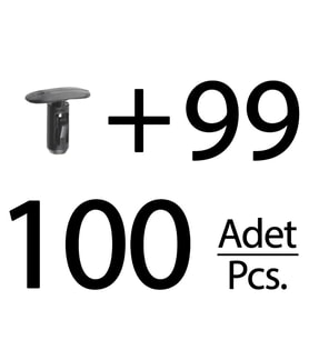 Renault Kangoo, Clio için Kapı Fitil Klips- 100 Adet