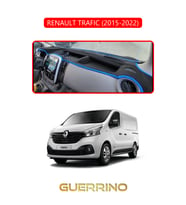 RENAULT TRAFIC (2015-2022)TORPİDO KORUMA HALISI KIRMIZI KENAR