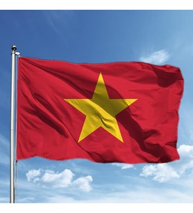 Vietnam Bayrağı 50*75 cm (Kırmızı)